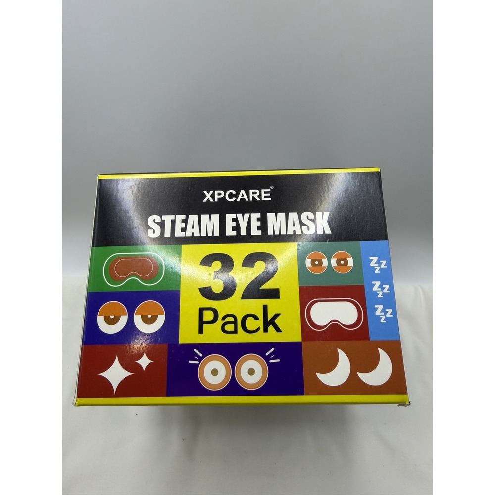 XPCARE 32 Pack Steam Eye Masks, Self Heated Steam Warm Eye Mask, Disposable
